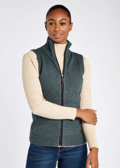 femmes Dubarry bodywarmer miteux 80BL495 vêtements caillou sombre