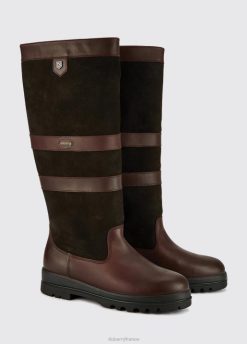 femmes Dubarry botte de campagne Kilternan 80BL105 chaussure noir marron