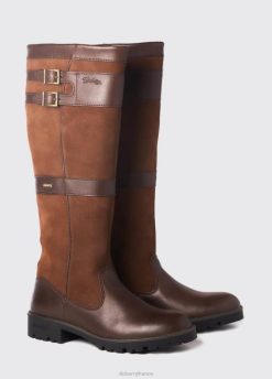 femmes Dubarry botte de campagne longford 80BL10 chaussure noyer
