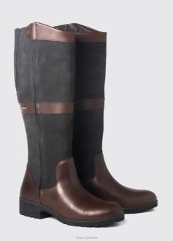femmes Dubarry botte de campagne Sligo 80BL33 chaussure noir marron