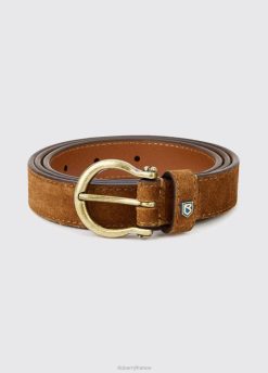 femmes Dubarry ceinture en daim à arche 80BL370 accessoires chameau