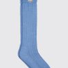 femmes Dubarry chaussettes en alpaga 80BL372 accessoires bleu