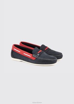 femmes Dubarry chaussure de pont Belize 80BL112 chaussure jean/rouge