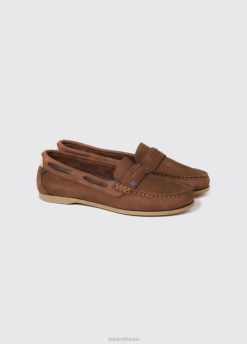 femmes Dubarry chaussure de pont Belize 80BL21 chaussure café