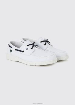 femmes Dubarry chaussure pont en toile biarritz 80BL92 chaussure blanc