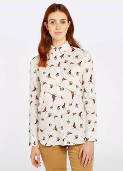 femmes Dubarry chemise bruyère 80BL769 vêtements crème