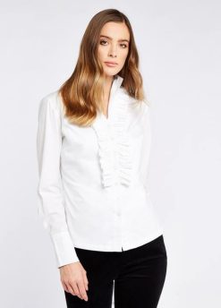 femmes Dubarry chemise hortensia 80BL184 vêtements blanc