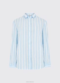 femmes Dubarry chemise violette 80BL676 vêtements bleu pâle