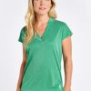 femmes Dubarry coolestown - haut à mancherons 80BL576 vêtements vert kelly
