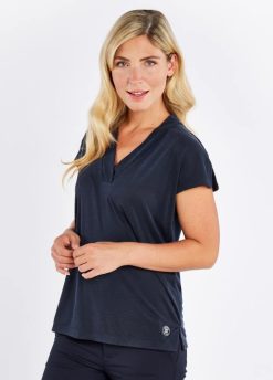 femmes Dubarry coolestown - haut à mancherons 80BL577 vêtements marine