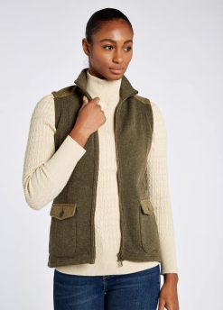 femmes Dubarry gilet en cerisier 80BL246 vêtements vert sombre