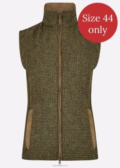 femmes Dubarry gilet en tweed de genévrier 80BL554 vêtements bruyère