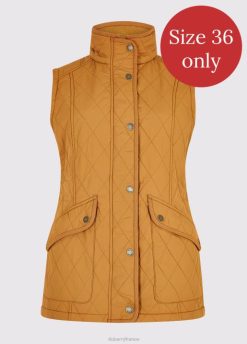 femmes Dubarry gilet matelassé Clonmel 80BL586 vêtements ambre