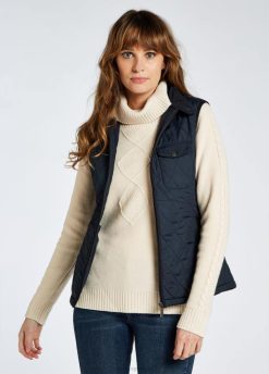 femmes Dubarry gilet matelassé rathdown 80BL186 vêtements marine