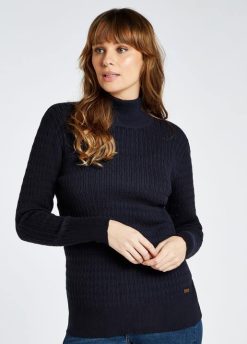 femmes Dubarry hacketstown pull à col cheminée 80BL585 vêtements marine