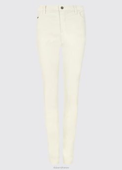femmes Dubarry jean chèvrefeuille 80BL548 vêtements voile blanche