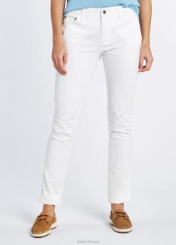 femmes Dubarry jean voie verte 80BL188 vêtements blanc