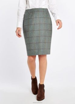 femmes Dubarry jupe en tweed fougère 80BL592 vêtements oseille