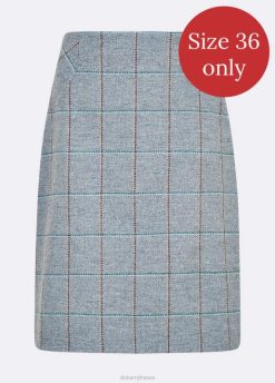 femmes Dubarry jupe en tweed fougère 80BL701 vêtements bruyère bleue