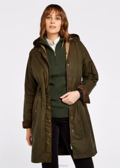 femmes Dubarry manteau de cire ballyvaughan 80BL489 vêtements pin