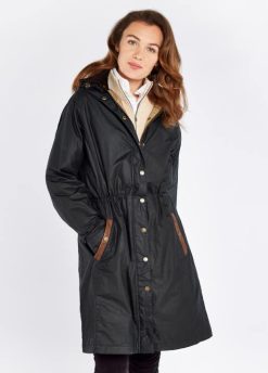 femmes Dubarry manteau de cire ballyvaughan 80BL654 vêtements minuit