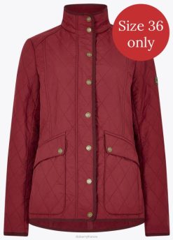 femmes Dubarry manteau matelassé bettystown 80BL756 vêtements rubis