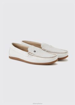 femmes Dubarry mocassin cannes 80BL81 chaussure voile blanche