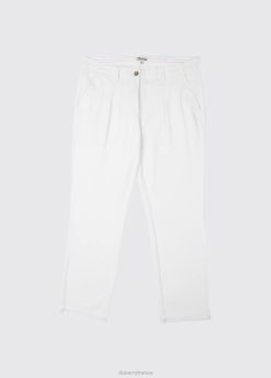 femmes Dubarry pantalon capri en roseau 80BL598 vêtements blanc
