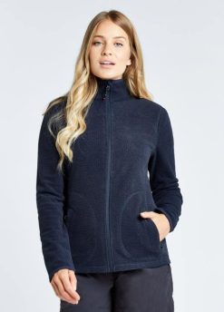 femmes Dubarry polaire sicile entièrement zippée 80BL206 vêtements marine