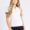 femmes Dubarry polo avec vue sur la rivière 80BL820 vêtements blanc