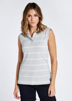 femmes Dubarry polo de l'abbaye 80BL789 vêtements platine