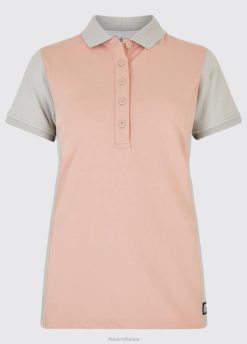 femmes Dubarry Polo Kilmichael 80BL785 vêtements rose poussiéreux
