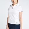 femmes Dubarry polo manches courtes martinique 80BL293 vêtements blanc