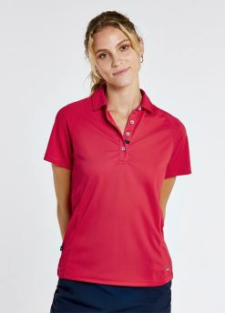 femmes Dubarry polo technique riviera 80BL162 vêtements rouge