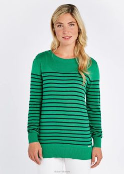 femmes Dubarry pull léger portlaw 80BL547 vêtements vert kelly