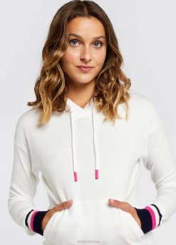 femmes Dubarry sweat à capuche burncourt 80BL161 vêtements blanc