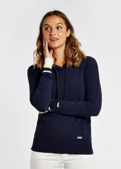 femmes Dubarry sweat à capuche burncourt 80BL167 vêtements marine