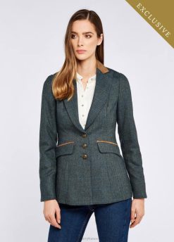 femmes Dubarry veste en tweed chiné 80BL239 vêtements brume