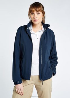 femmes Dubarry veste ras du cou doublée en polaire livorno 80BL223 vêtements marine