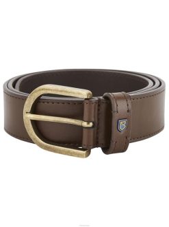 Hommes Dubarry ceinture en cuir porthall 80BL1050 accessoires brun