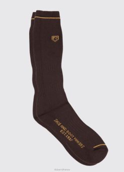 Hommes Dubarry chaussettes courtes 80BL1070 accessoires brun