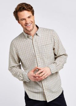 Hommes Dubarry chemise à carreaux connell tattersall 80BL980 vêtements bleu ardoise