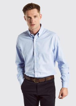 Hommes Dubarry chemise glasnevin 80BL1211 vêtements bleu