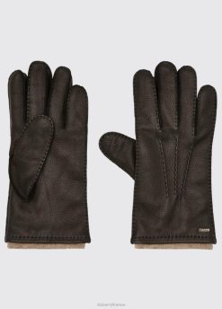Hommes Dubarry gants en cuir Lisryan 80BL1042 accessoires noir