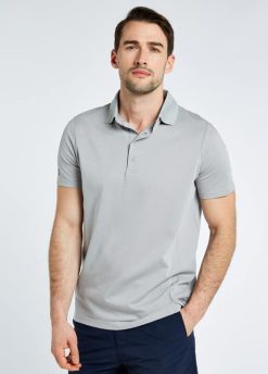 Hommes Dubarry polo à manches courtes sorrente 80BL1030 vêtements platine