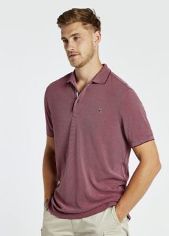 Hommes Dubarry polo morrison 80BL944 vêtements rubis