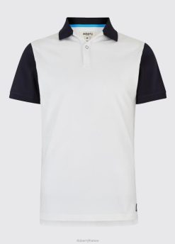 Hommes Dubarry polo prendergast 80BL1197 vêtements blanc