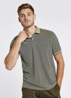 Hommes Dubarry polo rayé Mullaghmore 80BL949 vêtements agrumes