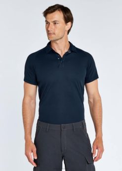 Hommes Dubarry polo technique menton 80BL1018 vêtements marine