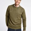 Hommes Dubarry pull à col rond clarinbridge 80BL991 vêtements vert sombre